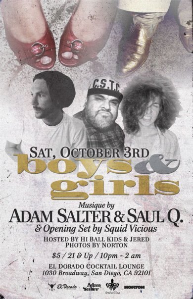 DJ Squidvicious gig poster