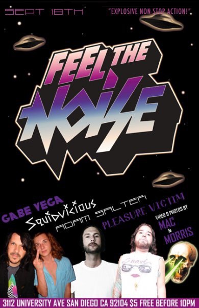 DJ Squidvicious gig poster