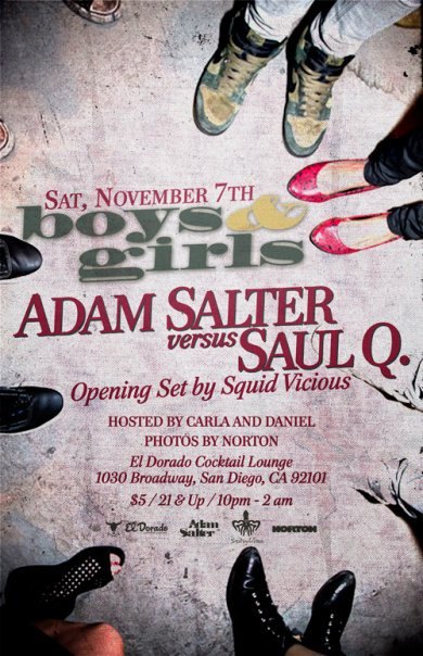 DJ Squidvicious gig poster